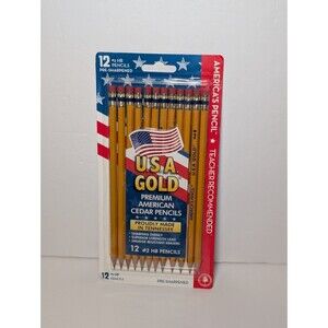 NOS The Write Dudes American Cedar 10 Count HB #2 Pencils *Made IN U.S.A.* NOS